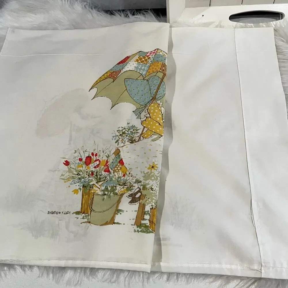 NEW Springmaid Holly Hobby Vintage 70s Double Sided Standard Pillowcase MINT - Picture 15 of 16